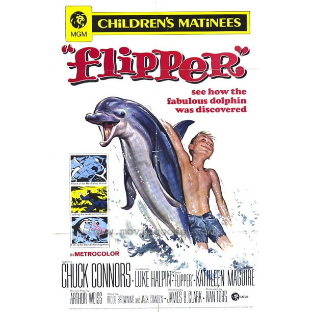 Flipper movie POSTER (Style A) (27" x 40") (1970)