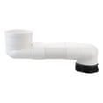 thumbnail image 2 of Tubo de drenaje de extensión de brida de inodoro con compensación flexible, palanca de brida de inodoro para lavabo de baño para sistemas de drenaje de plomería, desechos de 25cm Macarena Brida de inodoro compensada, 2 of 8