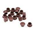 thumbnail image 3 of Uxcell 0.39'' Screw Cap Cover Locking Hole Plug Button Top Flush Type Plastic Brown 50pcs, 3 of 5