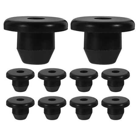 Pretyzoom Hydraulic Hose Plugs Rubber Black 10Pcs for DIY Users