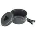 thumbnail image 4 of 10pcs Camping Cookware Mess Kit Cookset Outdoor Cooking Equipment Pot Pan Bowls Backpacking Hiking Gear, 4 of 7