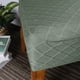 thumbnail image 5 of leyfeng Irishom Stretch Solid Diamond Lattice Funda para silla de comedor Extraíble Lavable Protector de silla de comedor corto para, 5 of 8