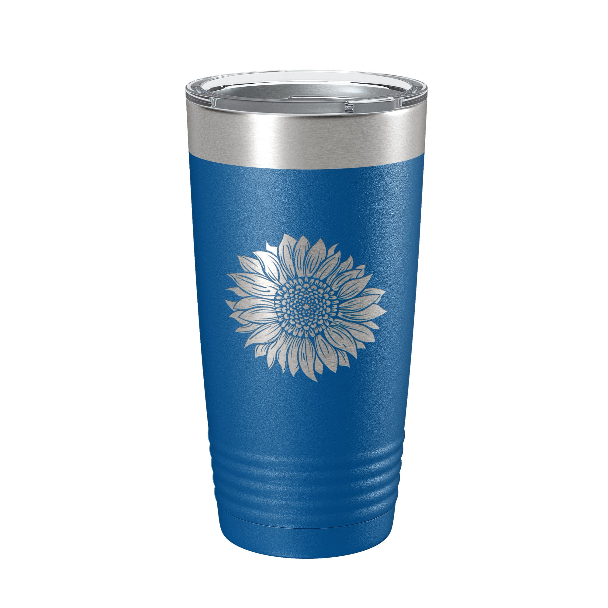 RTIC Sunflower Gift Stainless Steel Coffee Handled Coffee Mug 15 Oz Flower  to Go Cup Mother's Day Present Eco Coffee Cup 