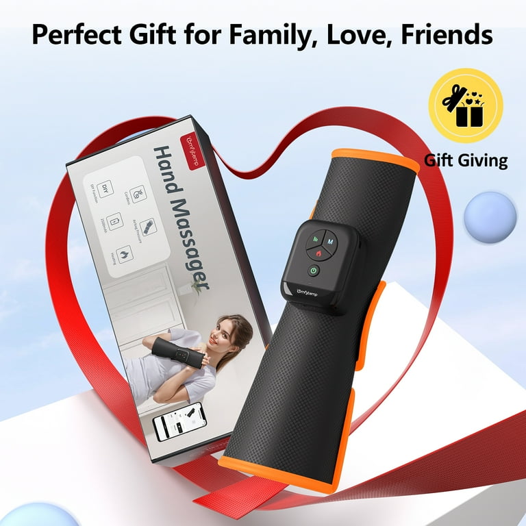 Comfytemp Hand Massager with Compression and Heat, Cordless Wrist