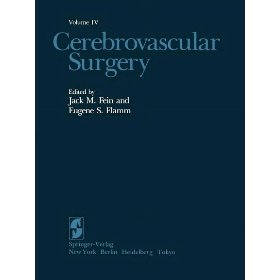 Cerebrovascular Surgery: Volume IV, (Paperback)