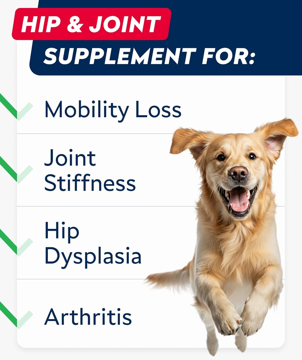 StrellaLab Glucosamine Chews for Dogs - Hip & Joint Support with Chondroitin, MSM & Omega-3 Fish Oil - Joint Pain Relief - Bacon (120 ct)