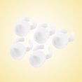thumbnail image 2 of 100 piezas de soporte de paleta de anillo de pegamento desechable para extensión de pestañas, paleta de pegamento de plástico blanco Tatt, 2 of 10