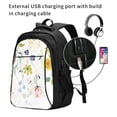 thumbnail image 2 of Balery Wildflowers Mochila con carga USB para hombre y mujer - Mochila impermeable y antirrobo para portátil con puerto USB para viajes, trabajo, estudios y universidad, 2 of 7