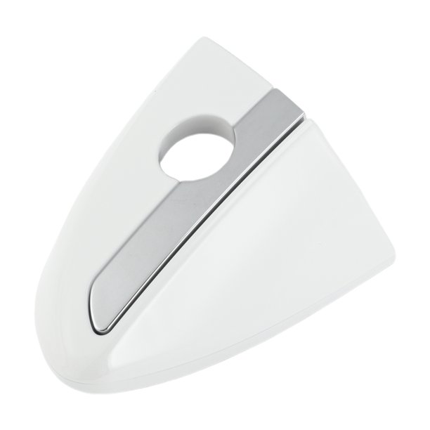 Cubierta del cilindro de bloqueo de la manija de la puerta delantera izquierda Unique Bargains para Toyota Corolla 2014-2018 ABS Blanca 1 Pc