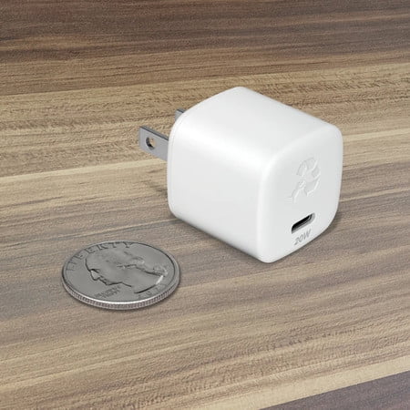 Nimble Adaptateur Secteur PD20W 1C (Prise Américaine) Blanc