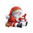 thumbnail image 6 of PLPPYFS Christmas Pearl Diamond Art Hanging Ornament DIY Craft, Santa Pearl Diamond Suncatcher, 3D Mixed-Size Pearls and Complete DIY Craft for Windows, Trees, Holiday Gifts, 6 of 6