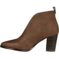 thumbnail image 3 of Journee Collection Womens Bellamy Embossed Pointed Toe Booties, 3 of 6