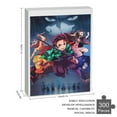 thumbnail image 3 of Demon Slayer Jigsaw Puzzle, Wood Puzzles Adult, 300 PCS Jigsaw Puzzle Perfect for Game Nights, 3 of 8