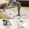 thumbnail image 4 of Cute Hedgehog Pattern Hot Yoga Mat Towel Non Slip for Hot Yoga - Quick-Drying Yoga Mat Cover with 4 Corner Pockets with Travel Bag - Hot Yoga Towel Non Slip Grip Moisture Wicking Sweat 70"x26", 4 of 6