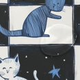 thumbnail image 4 of Yayeee Shower Curtain with Hooks 72"x72" Waterproof Fabric Bathroom Hanging Decor, Blue Cat Stars, 4 of 5