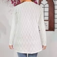 thumbnail image 7 of Xuyuer Women's Cardigan Long Sleeve Open Front Knit Lightweight Cardigans, 7 of 7