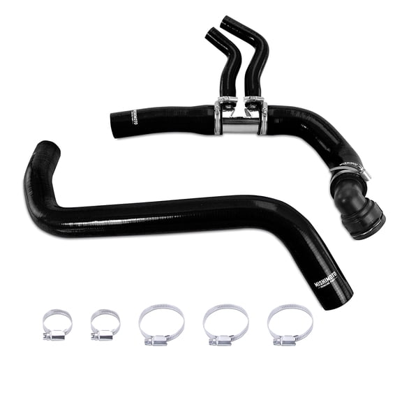 Mishimoto MMHOSE-F35T-11BK Silicone Radiator Hose Kit, Compatible With 2011-2014 Ford F-150 3.5L EcoBoost, Black