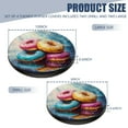 thumbnail image 2 of Electric Stove Burner Covers,4 Pcs Round Gas Burner Cover,8 and 10 Inch,Glistening Donuts with Sprinkles, 2 of 7