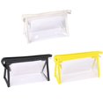 thumbnail image 1 of Clear Pencil Case Plastic: 3PCS Simple Cosmetic Storage Pouch Pen Storage Bag, 1 of 9