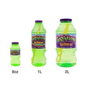 Gazillion Bubbles ، Original Bubble Solution 2L - إنشاء فقاعات مع تركيبة متميزة و 7 في 1 Bubble Wand - غير سامة وآمنة