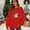 Red, variant on EchfiProm Womens Merry Christmas Sweatshirts Funny Crewneck Sweatshirt Pullover Hoodless Xmas Light Up Tops for Women