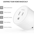 thumbnail image 3 of Smart Plug Mini WiFi Outlet Enchufe inalámbrico compatible con Siri, Alexa Echo, Google Home, Alexa Plug con función de temporizador, no requiere concentrador (2 unidades) Adepaton CJWUS-5305, 3 of 7