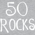 thumbnail image 3 of CafePress - Blk 50_Rocks_Blk Long Sleeve T Shirt - Womens Baseball Tee, 3 of 4