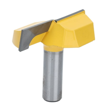 

Router Bit 1/2in Shank 57mm Diameter Grooving Bottom Cleaning Tool for Woodworking