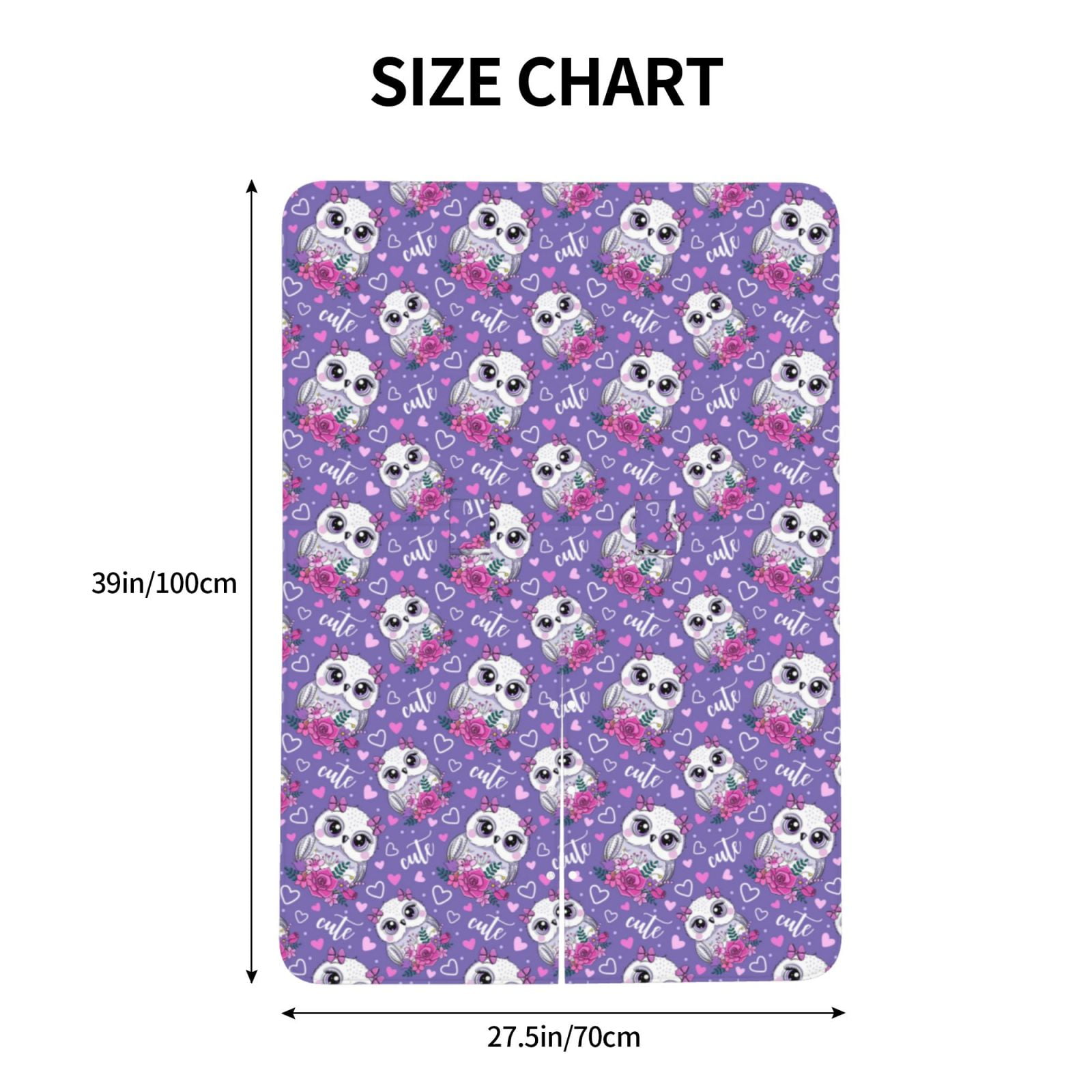 Naloa Owl And Flowers Baby Car Seat Cover, Breathable Baby Carrier Cover, Multiuse Baby Carrier Cover & Nursing Breastfeeding Cover