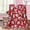 Red, variant on Holiday Christmas Throw Blanket, Soft & Plush, 50x60, Santa