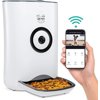 Arf Pets Smart Automatic Pet Feeder, Stainless Steel Food Dispenser with Wi-Fi, HD Camera, App Control