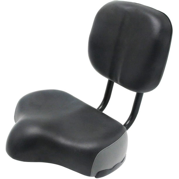 Docred Backrest Saddle Bike Seat with Backrest Bicycle Tricycle Saddle