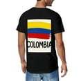 thumbnail image 2 of T-shirt Flag Of Colombia  Soft Cotton Adult Heat-Transfer Graphic T-Shirt - 180g Breathable Fabric, Unisex Summer Casual Wear with Durable Heat-Printed Design, 2 of 9