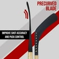 thumbnail image 4 of PRISP Street Hockey Stick with Wood Shaft and Fused Plastic Blade - 52" Right Handed - Made in Canada, 4 of 6