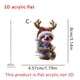 thumbnail image 2 of Juego de Llaveros Navideños, Llavero de Acrílico de 2 Piezas, Adorno Navideño con Decoración Festiva, Accesorio para Auto con Diseño Colorido para Regalos de Temporada., 2 of 4