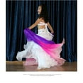 thumbnail image 5 of 200*90cm(78.7*35.4in) Girls Hand-Made Belly Dance Silk Scarf Veils Gradual Colors Hand Scarf,78.7*35.4in, 5 of 5