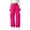 206#Hot Pink, variant on Cargo Pants Women Baggy Y2k Streetwear Wide Leg Pants with Pockets High Waist Drawstring Goth Black S