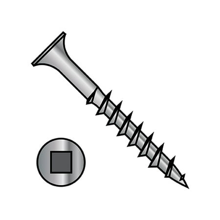 

8X2 1/2 Bugle Square Recess Course Thread Sharp Point Deck Screw Dacrotized (Pack Qty 2 500) BC-0840DQG