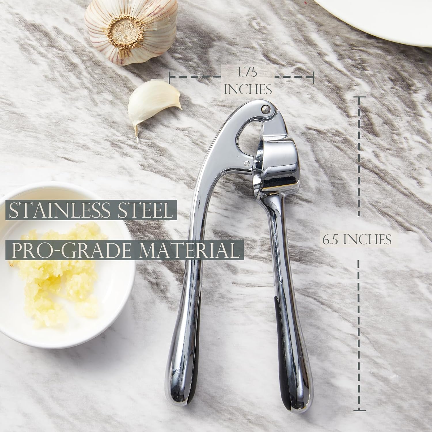 Kitessensu Stainless Steel Garlic Press photo 2