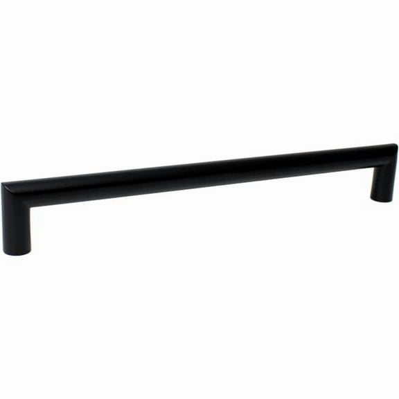 Rusticware 943BLK 9 in. Center Modern Round Cabinet Pull - Black