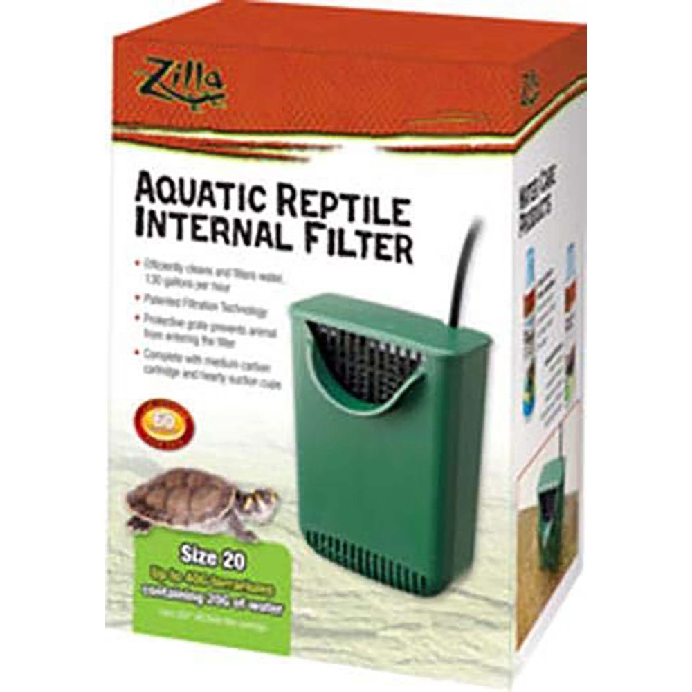 Zilla Aquatic Reptile Internal Filter 20 Gallons