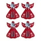 thumbnail image 3 of Inteprter 4 piezas Adorable Navidad cuchara tenedor titular portátil reutilizable vajilla cubiertos moneda caramelo tela organizador bolsillo Kits de decoración para fiestas, 3 of 6