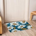 thumbnail image 6 of Daisy Non-Slip Polyester Door Mat Floor Rug, Machine Washable Office Rug, 6 of 6