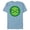 Ocean Blue, variant on Spider-Man Icon Clovers Shamrock St Patrick’s Day - Short Sleeve Blended T-Shirt for Adults - Customized-Black