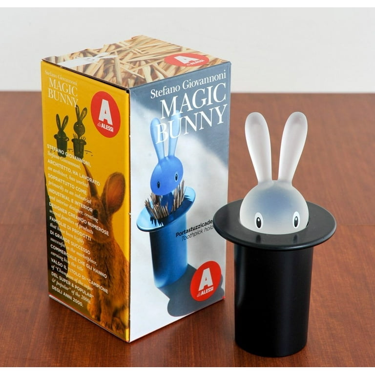 Alessi Magic Bunny Toothpick Holder, Black - Walmart.com