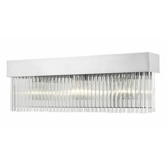 3 Light Bathroom Light in Modern Style 23.25 inches Wide By 7.75 inches High-Polished Chrome Finish Bailey Street Home 218-Bel-4188669