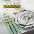 thumbnail image 6 of Crown Display Sage Green Scalloped Napkins Disposable 100 Pcs 3-Ply Sage Green Scalloped Dinner Napkins Disposable Decorative for Dinners & Parties, Paper Guest Towels for Bathroom & Party Supplies, 6 of 6