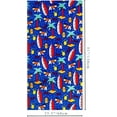 thumbnail image 2 of Print Sherpa Cotton Kids Beach Towel - Super Soft 48"x24" Quick-Dry Bath Pool Towel for Boys Girls, 2 of 10