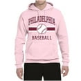thumbnail image 2 of Wild Bobby City of Philadelphia Baseball Fantasy Fan Sports Unisex Hoodie Sweatshirt, Light Pink, 3X-Large, 2 of 6