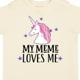 thumbnail image 4 of Inktastic My Meme Loves Me Girl Unicorn Girls Toddler T-Shirt, 4 of 5